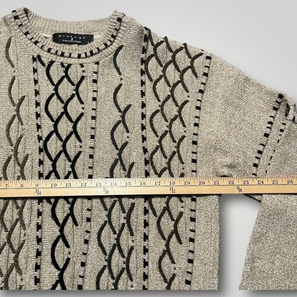Vintage Protege Collection 3D Coogi Cosby Style Sweater Medium Large Made in USA - Picture 8 of 16